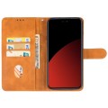 For Xiaomi Civi 4 Pro Leather Phone Case(Brown)