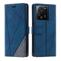 For Xiaomi 13T / Redmi K60 Ultra Skin Feel Splicing Leather Phone Case(Blue)
