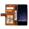 For Xiaomi Redmi Note 13 5G Skin Feel Splicing Leather Phone Case(Brown)