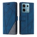 For Xiaomi Redmi Note 13 Pro 5G Skin Feel Splicing Leather Phone Case(Blue)