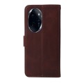 For Honor 100 Pro Classic Calf Texture Flip Leather Phone Case(Brown)