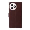 For Honor X50i+ Classic Calf Texture Flip Leather Phone Case(Brown)