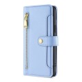 For Xiaomi Redmi K60 Ultra Sheep Texture Cross-body Zipper Wallet Leather Phone Case(Blue)