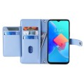 For OnePlus Ace 3V 5G Sheep Texture Cross-body Zipper Wallet Leather Phone Case(Blue)