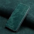 For OPPO Find X7 Ultra 5G RFID Anti-theft Brush Magnetic Leather Phone Case(Green)