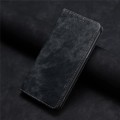 For Honor Magic6 RFID Anti-theft Brush Magnetic Leather Phone Case(Black)