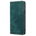For Samsung Galaxy M34 5G / F34 5G RFID Anti-theft Brush Magnetic Leather Phone Case(Green)