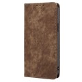 For Xiaomi 14 RFID Anti-theft Brush Magnetic Leather Phone Case(Brown)