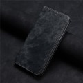 For Xiaomi Redmi Note 13 4G RFID Anti-theft Brush Magnetic Leather Phone Case(Black)