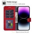 For Huawei nova 12i 4G Zipper Bag Leather Phone Case(Red)