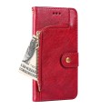 For Samsung Galaxy M54 5G Zipper Bag Leather Phone Case(Red)