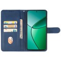 For Realme 12+ Leather Phone Case(Blue)