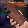 For Huawei nova 11 SE AZNS 3D Embossed Skin Feel Phone Case(Brown)