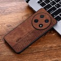 For Huawei Enjoy 70 pro AZNS 3D Embossed Skin Feel Phone Case(Brown)