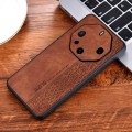 For Huawei Mate 60 RS Ultimate AZNS 3D Embossed Skin Feel Phone Case(Brown)