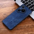 For Huawei Pura 70 AZNS 3D Embossed Skin Feel Phone Case(Sapphire Blue)