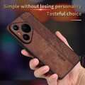 For Huawei Pura 70 AZNS 3D Embossed Skin Feel Phone Case(Brown)