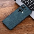 For Xiaomi Redmi Note 13 4G AZNS 3D Embossed Skin Feel Phone Case(Dark Green)