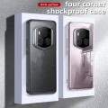For Honor Magic6 RSR Porsche Design Armor Clear TPU Hard PC Phone Case(Matte Black)