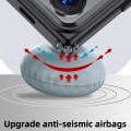 For Samsung Galaxy S24 Ultra 5G Armor Clear TPU Hybrid PC Phone Case(Matte Black)