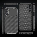 For Samsung Galaxy A15 Carbon Fiber Texture Shockproof TPU Phone Case(Black)