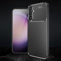 For Samsung Galaxy S24+ 5G Carbon Fiber Texture Shockproof TPU Phone Case(Black)