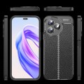 For Honor X50i+ Litchi Texture Shockproof TPU Phone Case(Black)