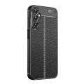 For Samsung Galaxy A25 5G Litchi Texture Shockproof TPU Phone Case(Black)