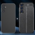 For Samsung Galaxy S24+ 5G Litchi Texture Shockproof TPU Phone Case(Black)