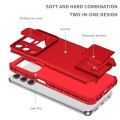 For Samsung Galaxy A05s Stereoscopic Holder Sliding Camshield Phone Case(Red)