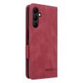 For Samsung Galaxy A25 5G Magnetic Clasp Leather Phone Case(Red)