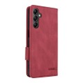 For Samsung Galaxy A15 Magnetic Clasp Leather Phone Case(Red)
