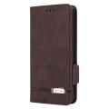 For Samsung Galaxy S24 5G Magnetic Clasp Leather Phone Case(Brown)