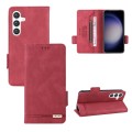 For Samsung Galaxy S24+ 5G Magnetic Clasp Leather Phone Case(Red)