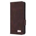 For Samsung Galaxy S24 Ultra 5G Magnetic Clasp Leather Phone Case(Brown)