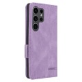 For Samsung Galaxy S24 Ultra 5G Magnetic Clasp Leather Phone Case(Purple)