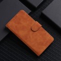 For vivo X100 Pro Skin Feel Magnetic Flip Leather Phone Case(Brown)