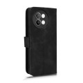 For vivo S18e Skin Feel Magnetic Flip Leather Phone Case(Black)