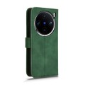 For vivo X100 Skin Feel Magnetic Flip Leather Phone Case(Green)