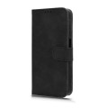 For Samsung Galaxy A25 5G Skin Feel Magnetic Flip Leather Phone Case(Black)