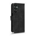 For Samsung Galaxy A25 5G Skin Feel Magnetic Flip Leather Phone Case(Black)