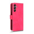 For Samsung Galaxy A15 Skin Feel Magnetic Flip Leather Phone Case(Rose Red)