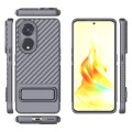 For OPPO Reno8 T 5G Wavy Texture TPU Phone Case with Lens Film(Grey)