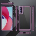For Samsung Galaxy S23 5G PC + TPU Phone Case with Lens Film(Light Purple)