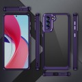 For Samsung Galaxy S23 Ultra 5G PC + TPU Phone Case with Lens Film(Dark Purple)