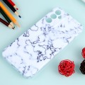 For Samsung Galaxy S22 5G Marble Pattern Phone Case(Green White)