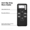 For Samsung Galaxy Z Flip4 Retro Thinking Series PC Shockproof Phone Case(Black)