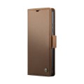 For Xiaomi 14 Pro CaseMe 023 Butterfly Buckle Litchi Texture RFID Anti-theft Leather Phone Case(Brow