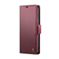 For Xiaomi Redmi Note 13 Pro 5G CaseMe 023 Butterfly Buckle Litchi Texture RFID Anti-theft Leather P