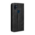 For Orbic Fun+ 4G Magnetic Buckle Retro Texture Leather Phone Case(Black)